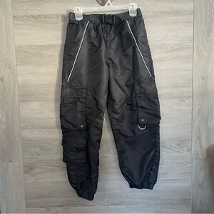 Urban Outfitters Katya Nylon Buckle Utility Pants